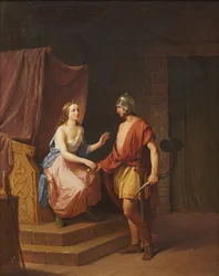 Heimdal gibt Brisingamen an Freya zurück